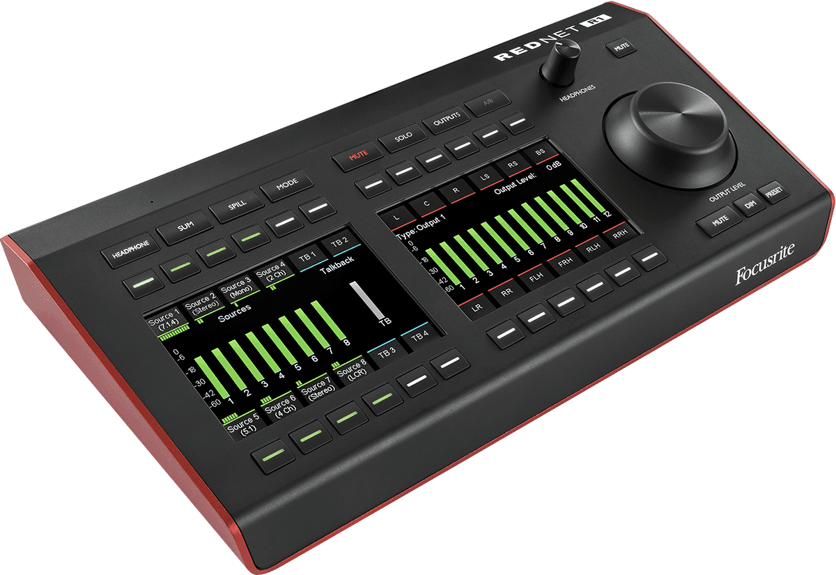 Desktop DANTE remote controller