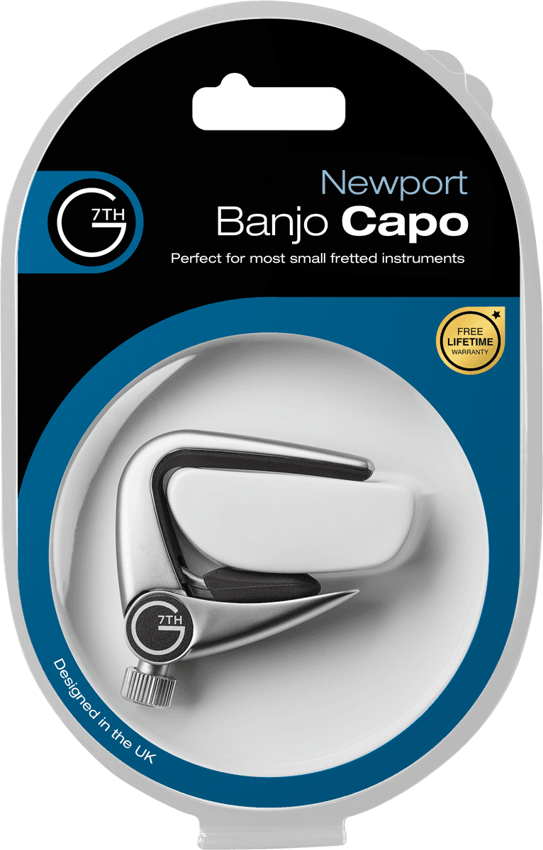 Capo Newport Ukulele / Banjo - Silver