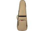 Semi-rigid case for electric guitars, khaki