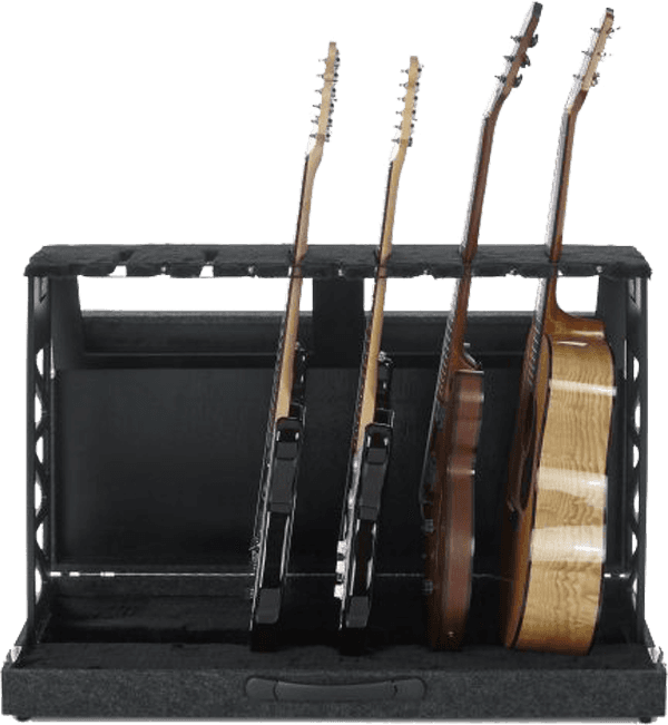 Foldable stand for 6 guitars