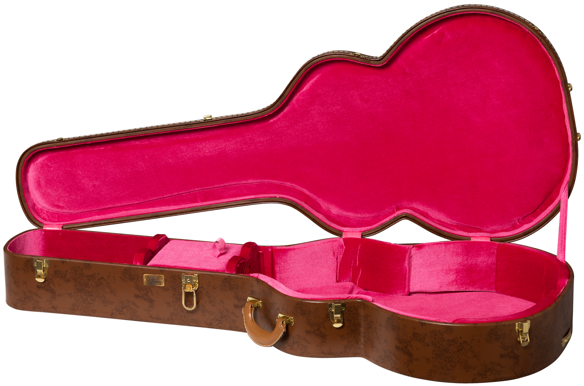 Lifton Historic Brown/Pink Hardshell Case, SJ-200 Caribbean Blue Perimeter