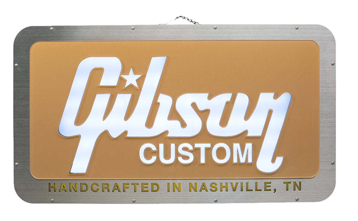 Gibson Custom Logo LED, Gold