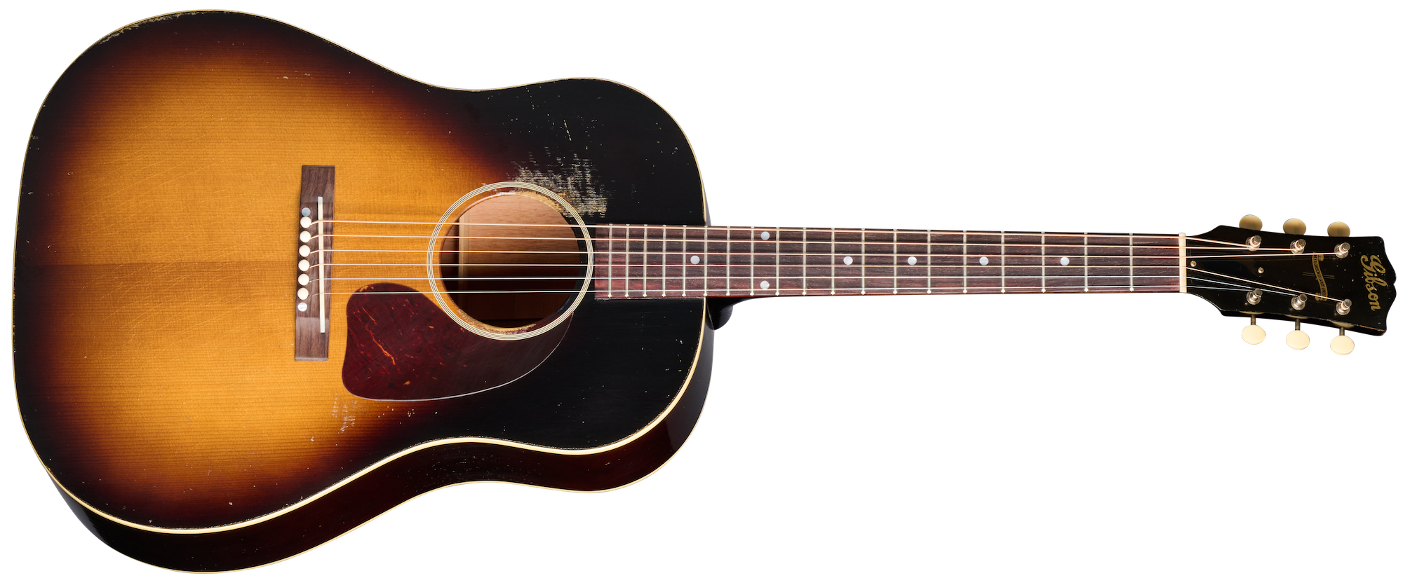 1942 Banner J-45 Heavy Aged Vintage Sunburst