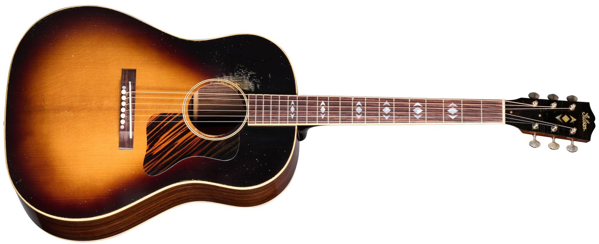 1936 Advanced Jumbo Heavy Aged Vintage Sunburst