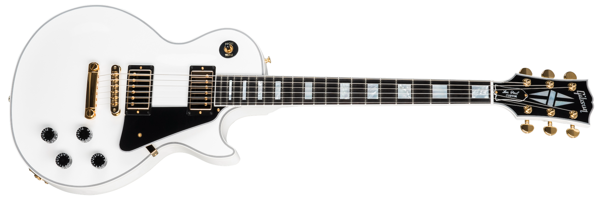 Les Paul Custom w/ Ebony Fingerboard Gloss Alpine White