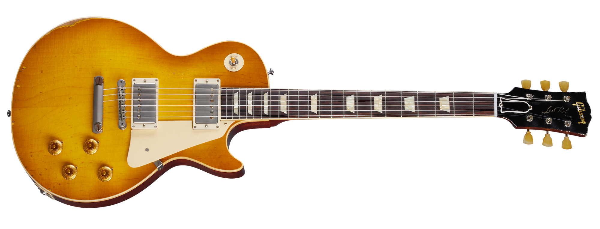 1958 Les Paul Standard Reissue Heavy Aged Lemon Burst