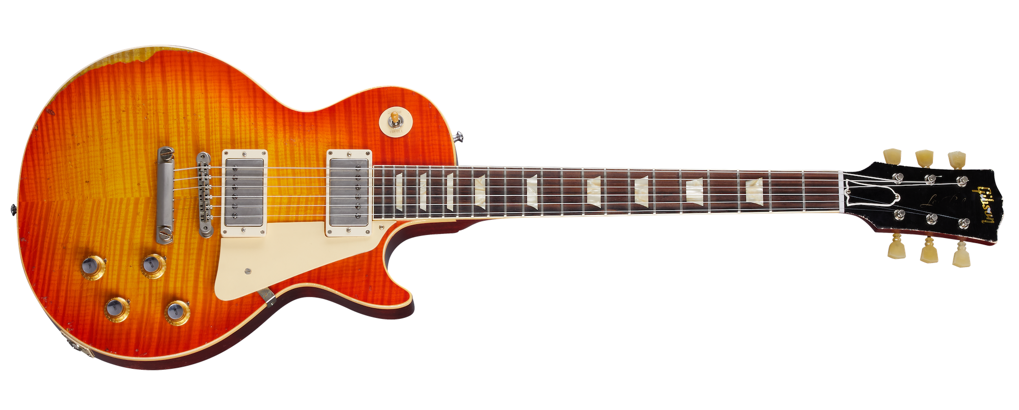 1960 Les Paul Standard Reissue Heavy Aged Tangerine Burst