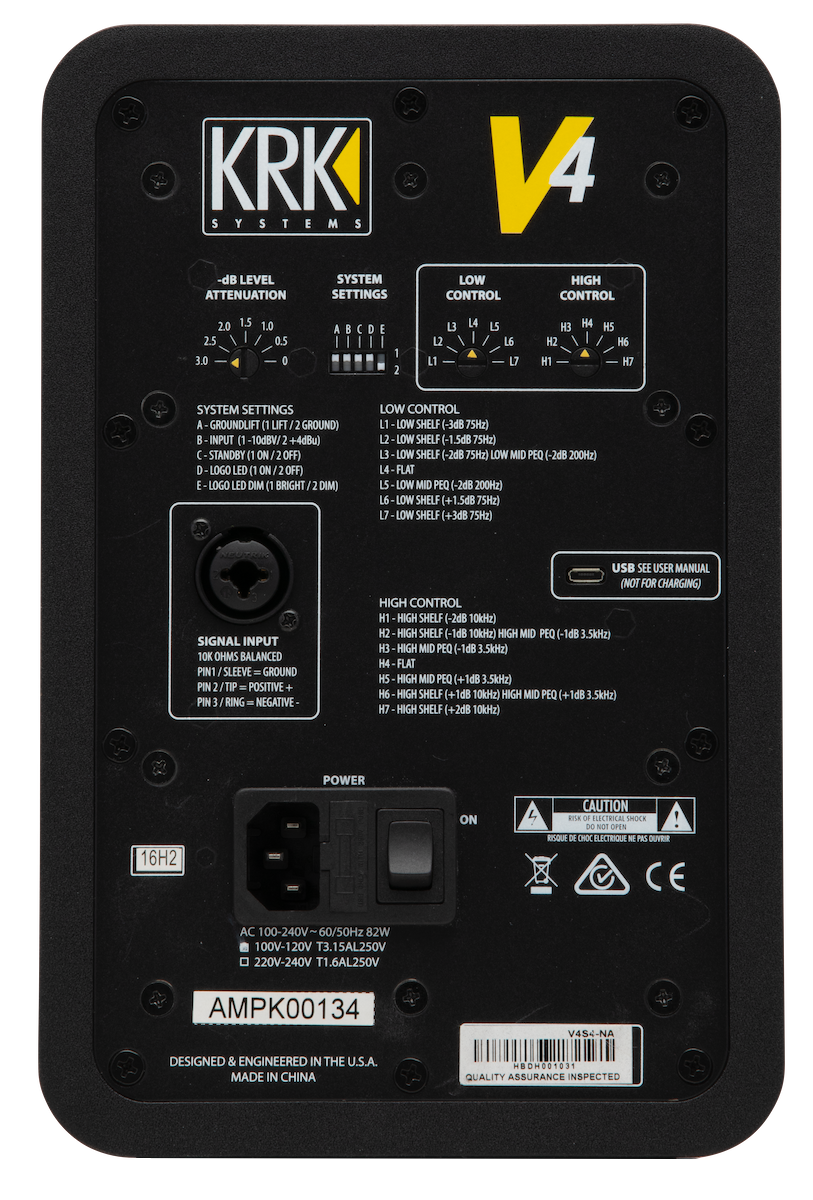 V4 Series 4 Powered Reference Monitor