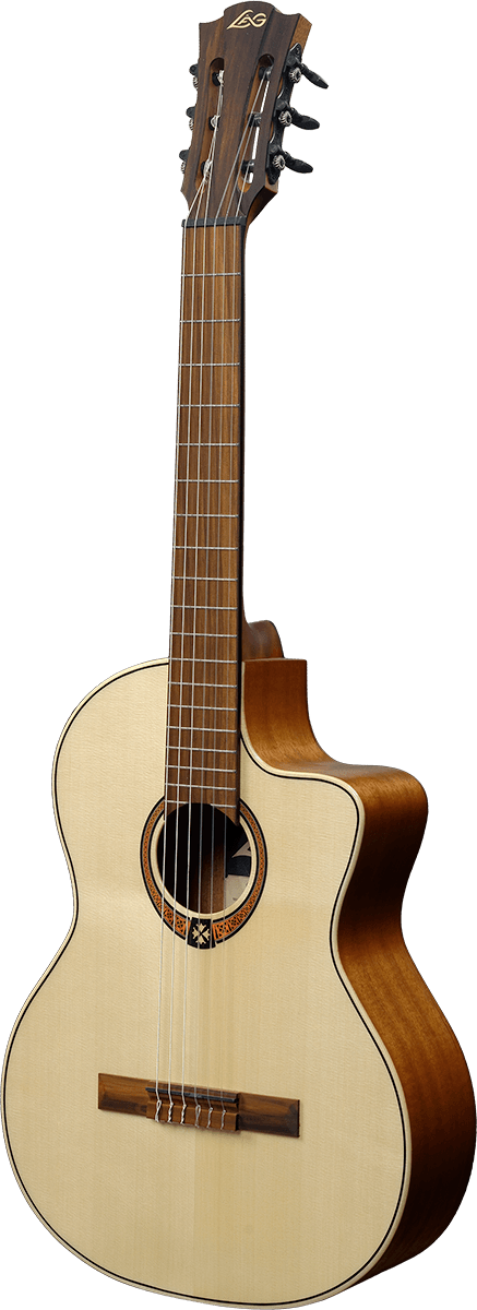 Spruce Classical cutaway electroacoustic