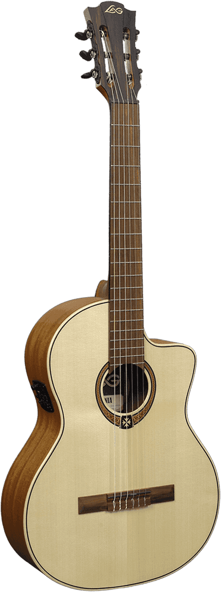 Spruce Classical cutaway electroacoustic