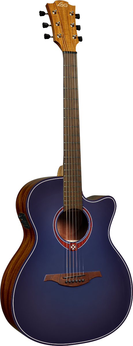 Tramontane Special Edition Blue Auditorium Cutaway Acoustic-Electric