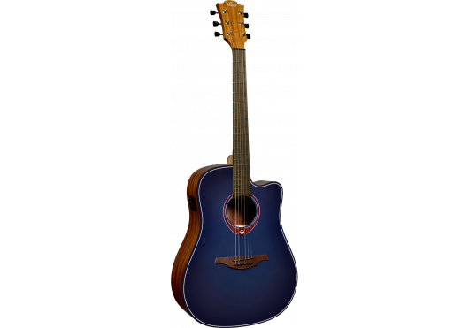 Tramontane Special Edition Blue Dreadnought Cutaway Acoustic-Electric