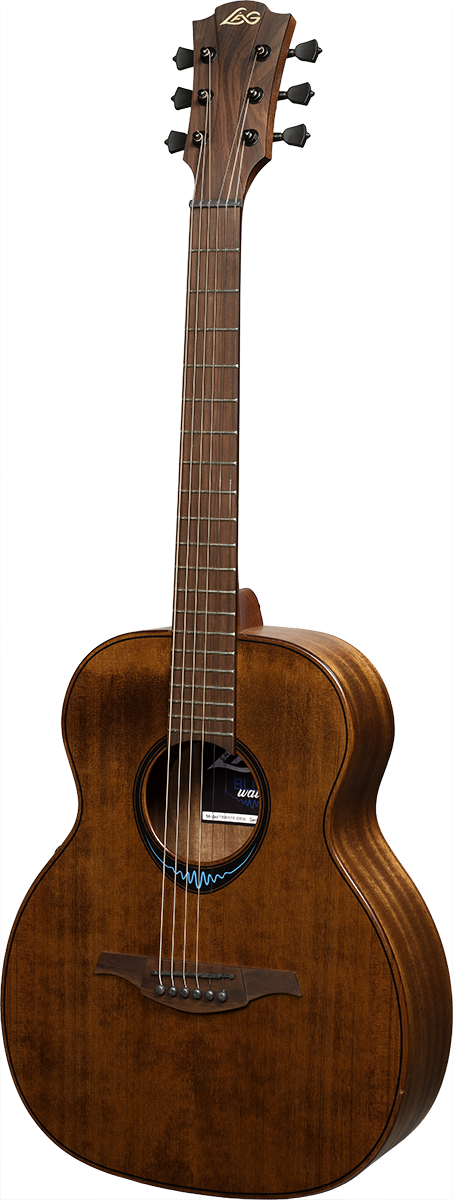BlueWave 1 Travel Vintage Brown Satin Smart Guitar
