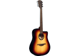 Dreadnought cutaway electro brown burst 