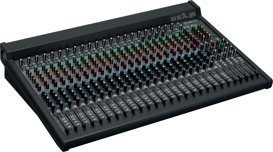 24-Channel 4-Bus Analog Effects Mixer with USB