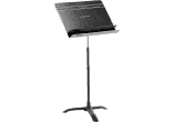 6 pcs double lip music stand, Black