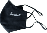 Facemask black with white logo