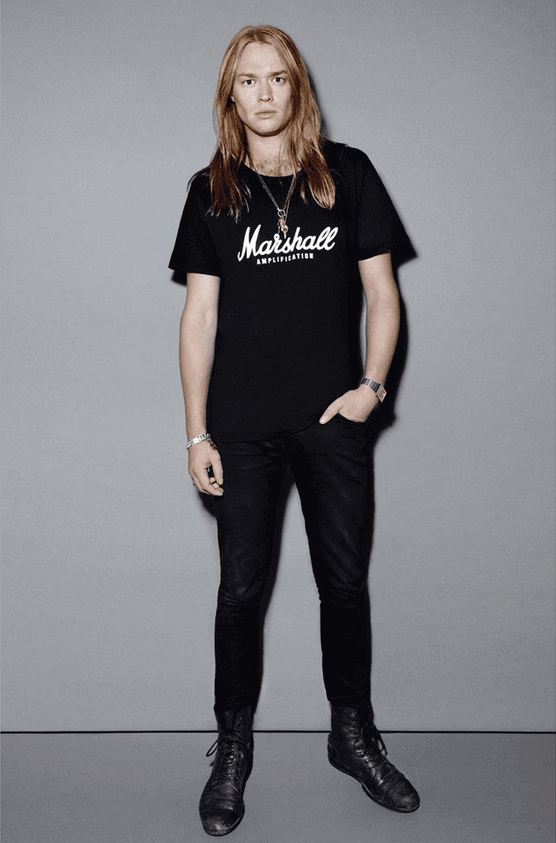 Marshall amplification black T-shirt (M)