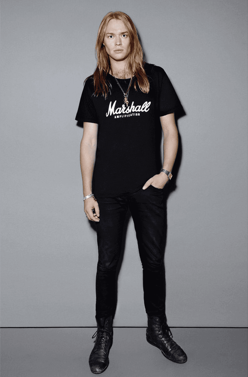 Marshall amplification black T-shirt (S)
