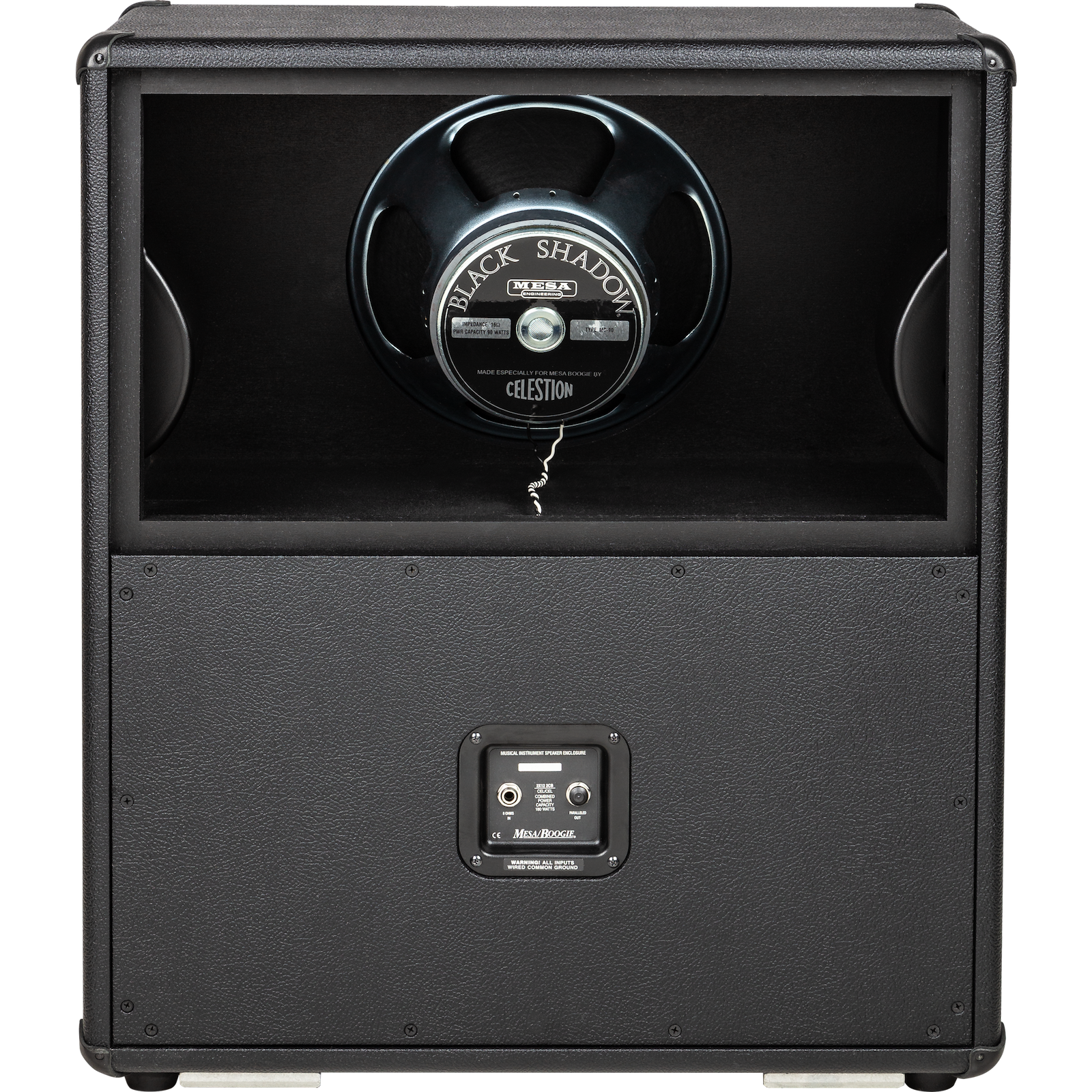 Boogie Split Back 2x12 - Black Bronco - Metal Grille -C90