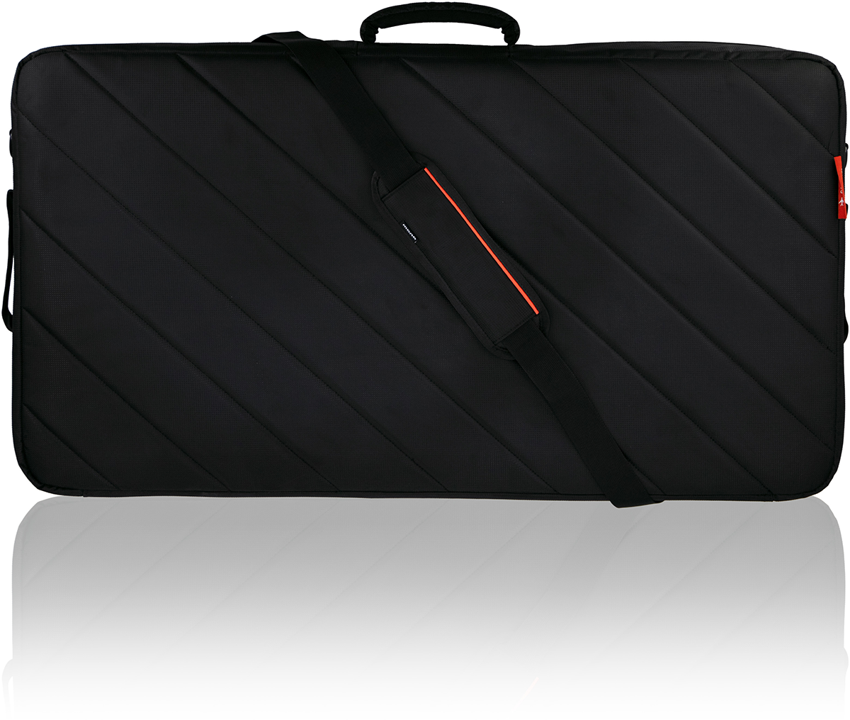 Pedalboard Rail Large, Black and Stealth Pro Accessory Case, Black