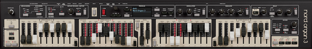 Triple sensor keybed organ