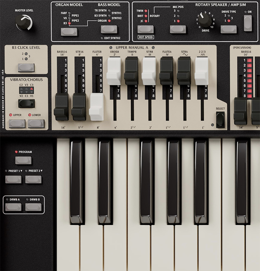 Triple sensor keybed organ