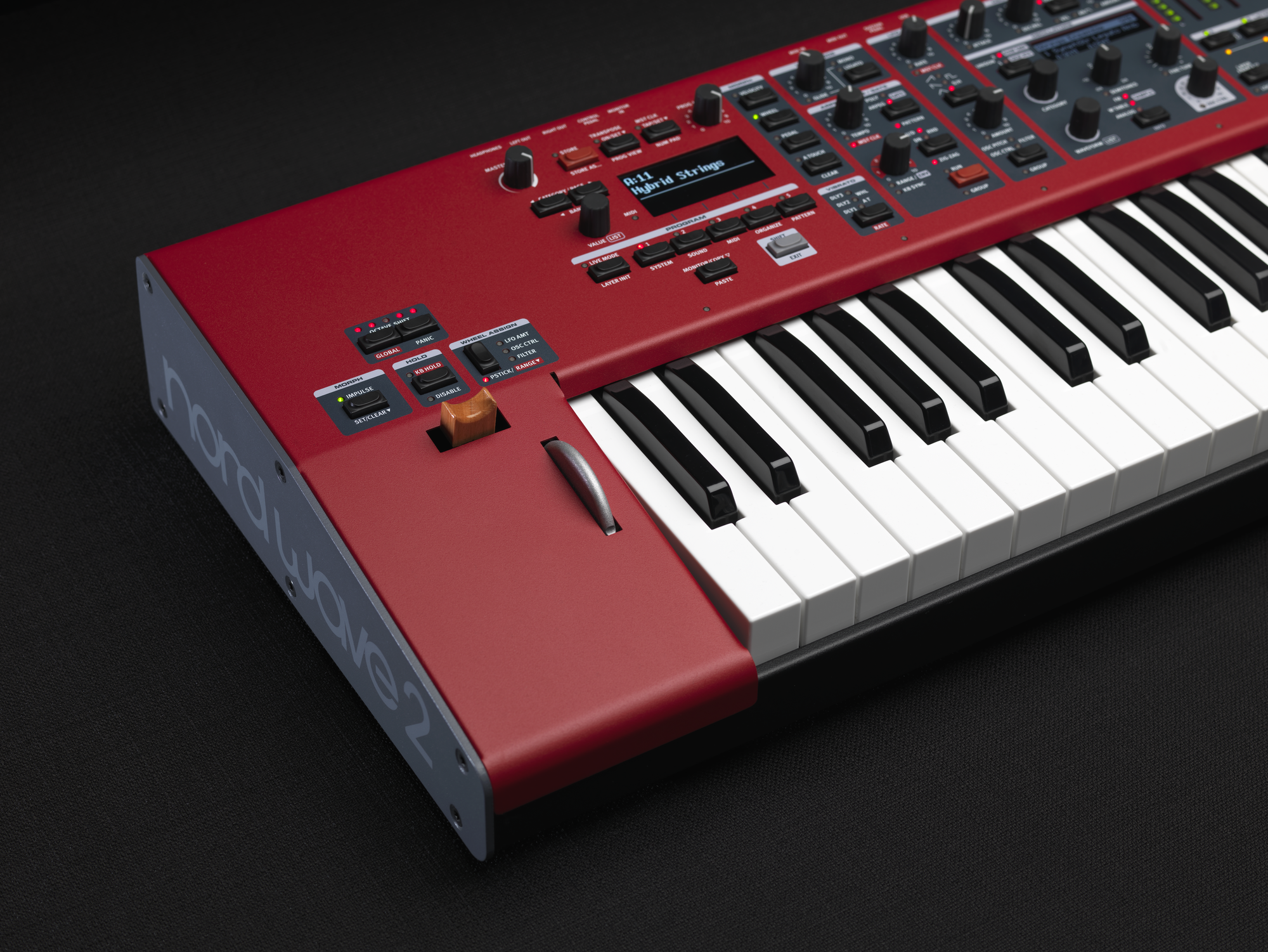 61 keyboard 4-part synthesizer