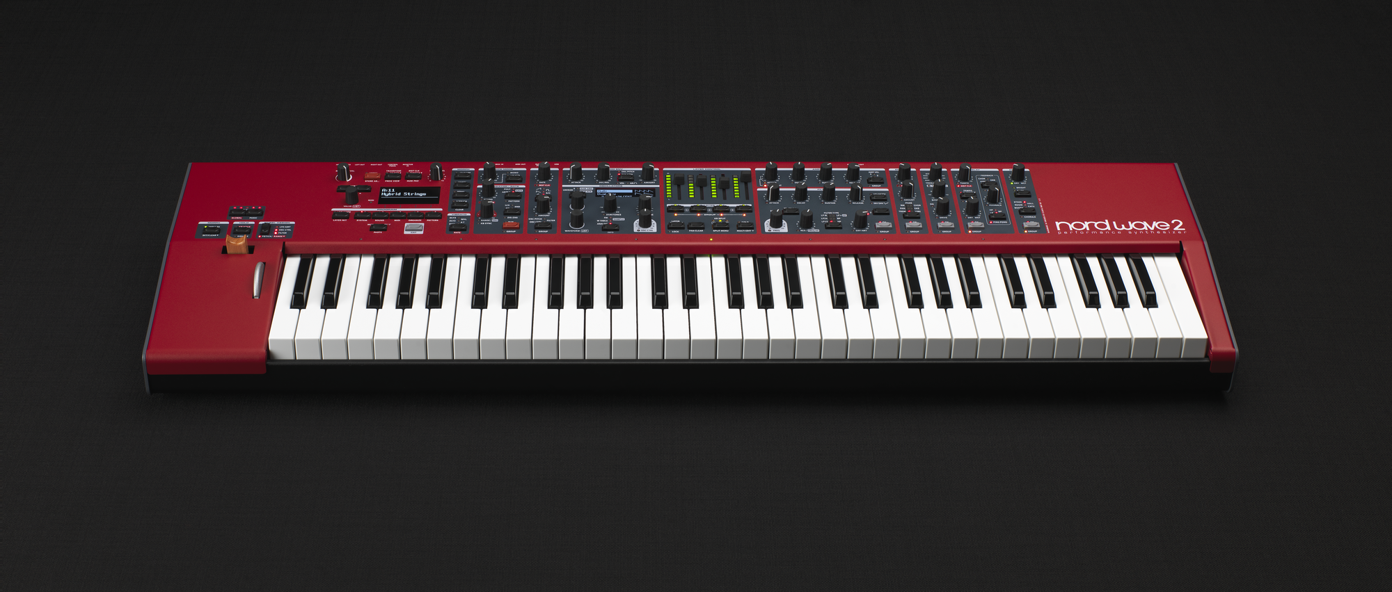 61 keyboard 4-part synthesizer