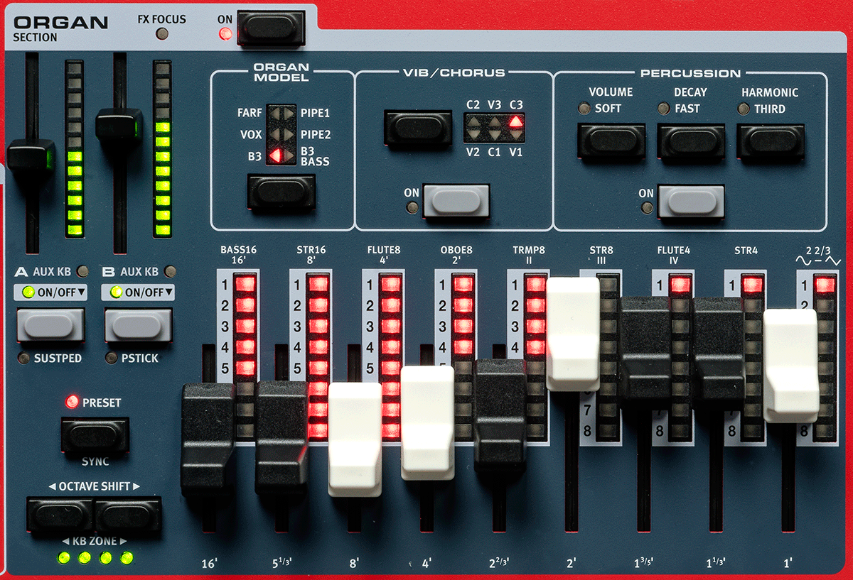 73 weighted Triple Sensor keybed