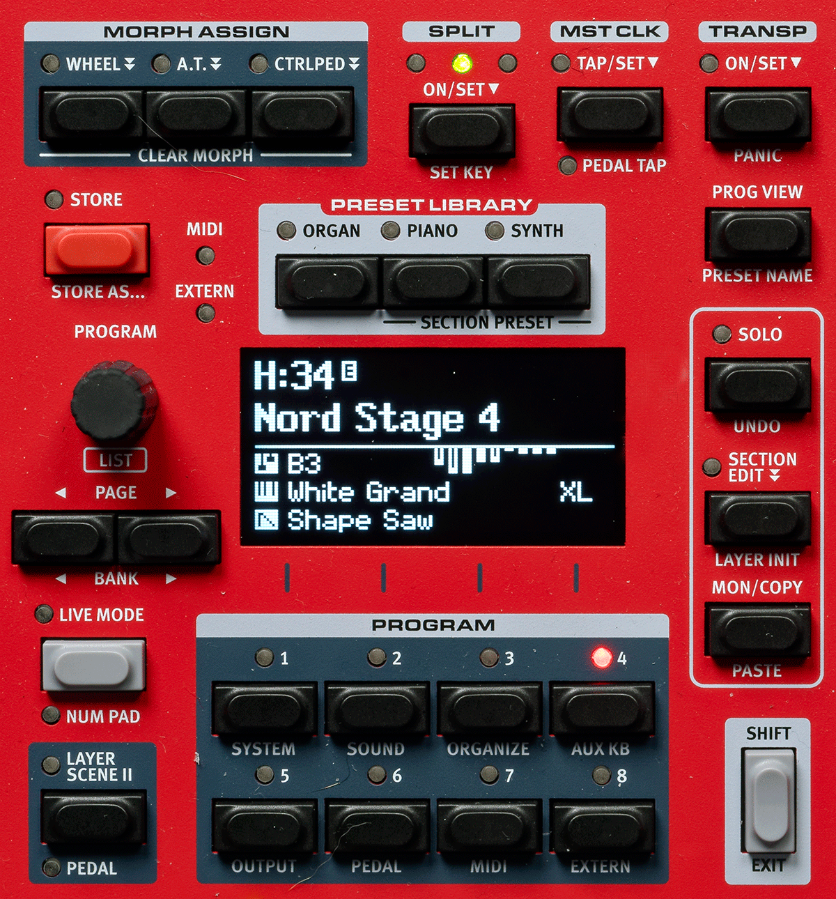 73-note Semi Weighted Waterfall Triple Sensor keybed