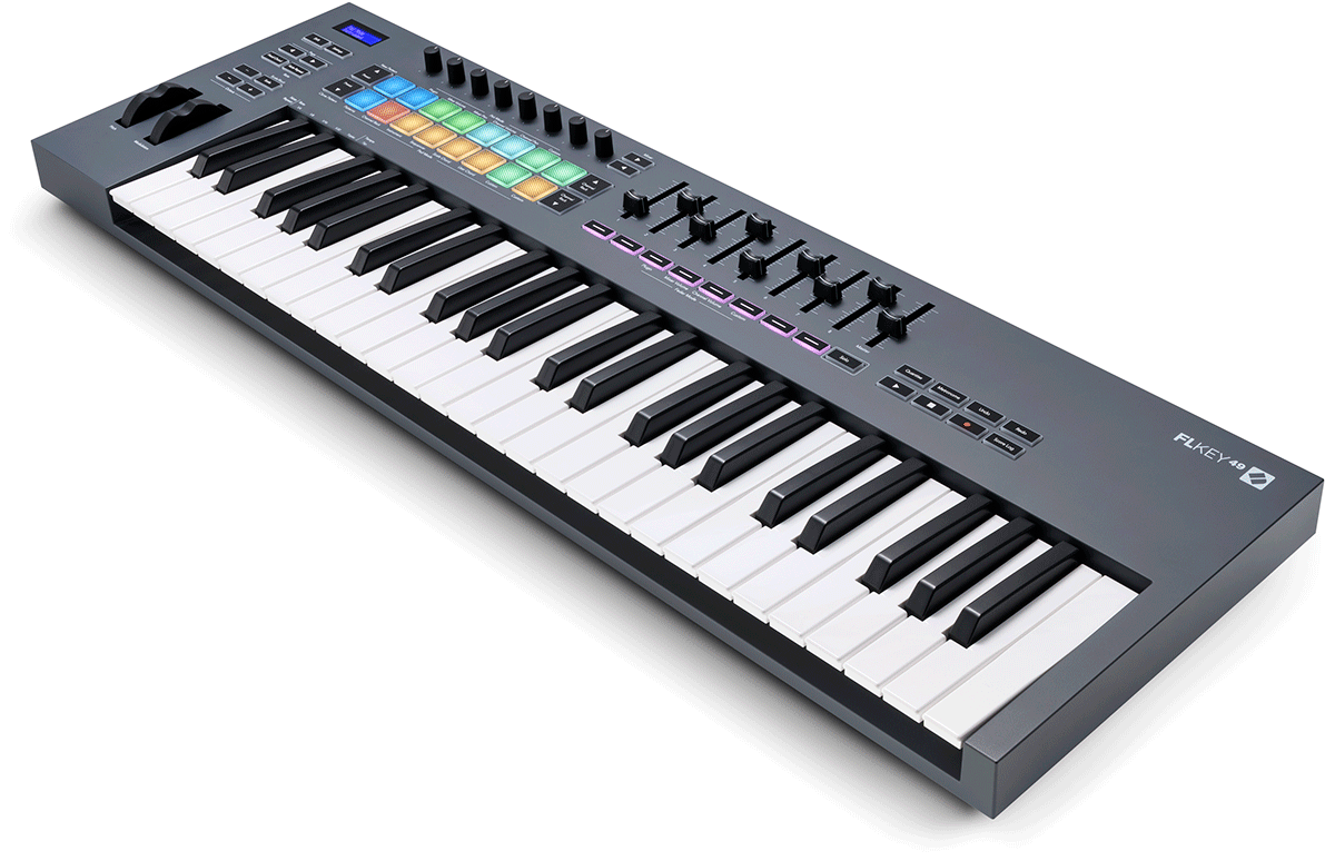 49 keys midi keyboard