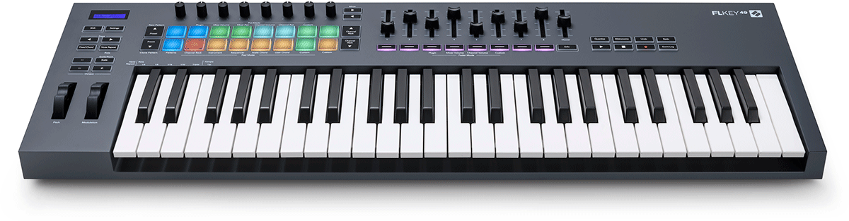 49 keys midi keyboard