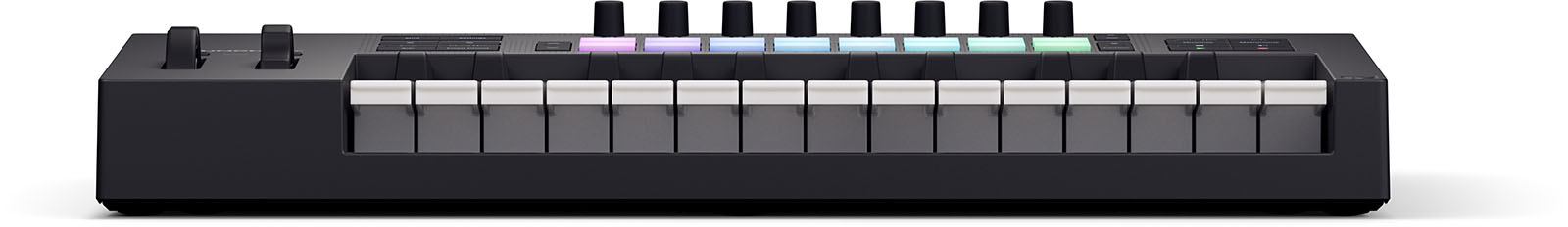 25 keys, 16 pads