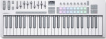 49 semi-weighted keys, 16 pads, white