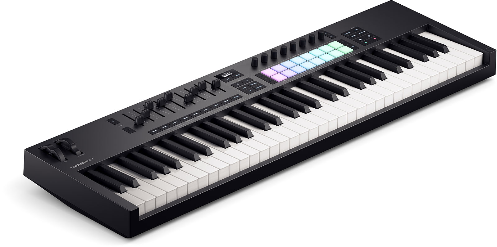 61 semi-weighted keys, 16 pads