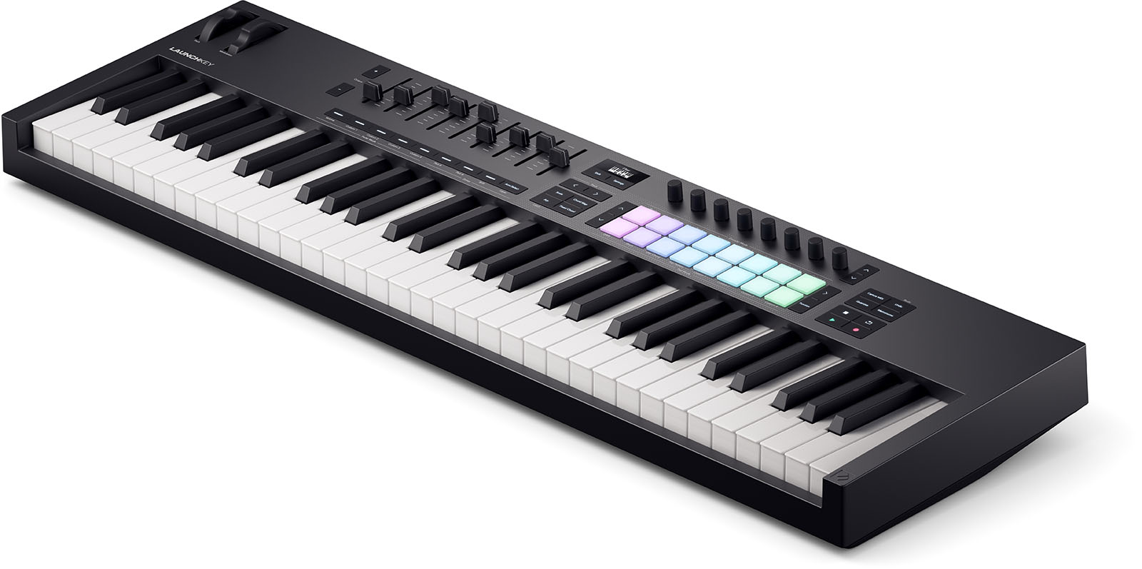 61 semi-weighted keys, 16 pads