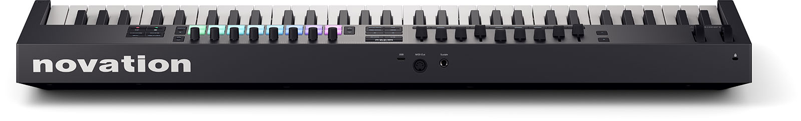 61 semi-weighted keys, 16 pads