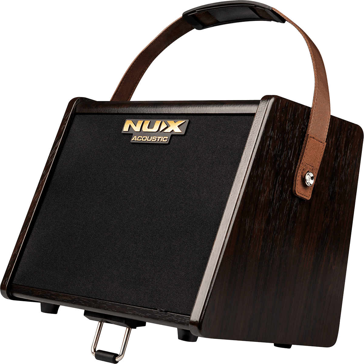 Portable battery-operated acoustic amp