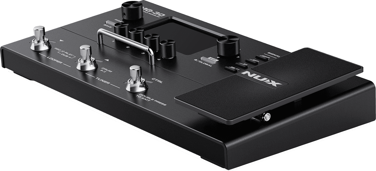 Effectpedal with amps, cabs, looper, HD-rez, effects and more