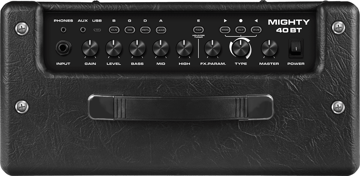 40 watt modelling amplifier with bluetooth