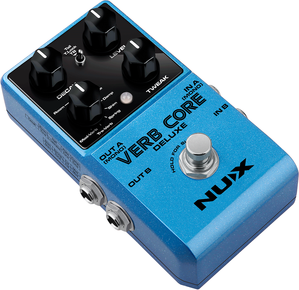 VERBCORE-DLX - Reverb Pedal