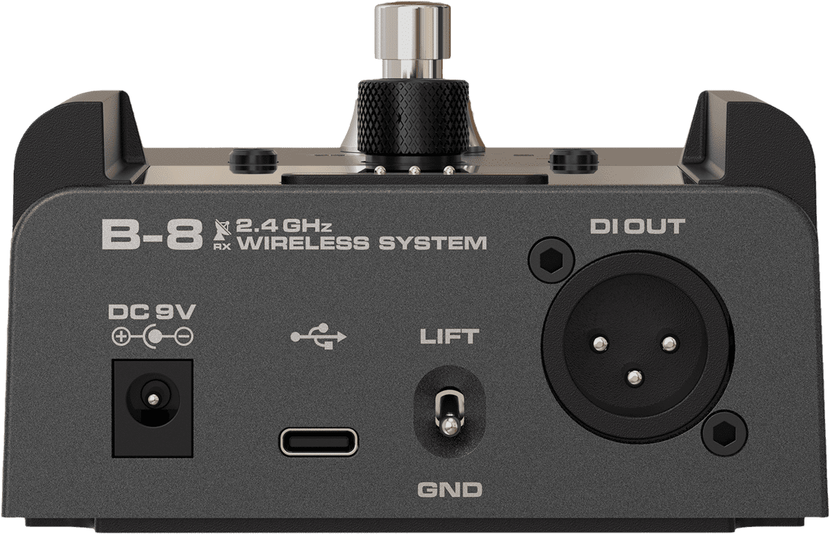 B8 wireless guitar system for pedalboard 2.4 GHz + tuner / boost