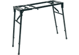 Table-style keyboard stand black satin