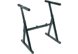 Double tier Z keyboard stand black