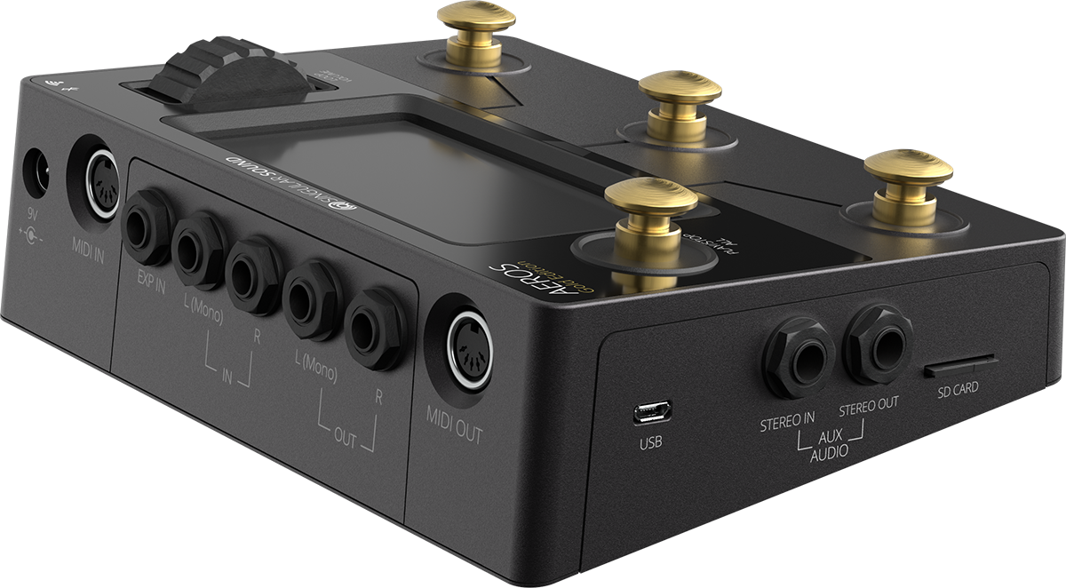 Aeros Loop Studio Gold Edition Stereo Looper Pedal
