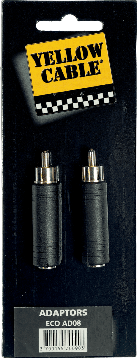 rca to 1/4 female jack adapter - set of 2