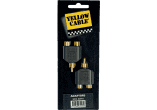 rca to 2 x female rca adapter - set of 2