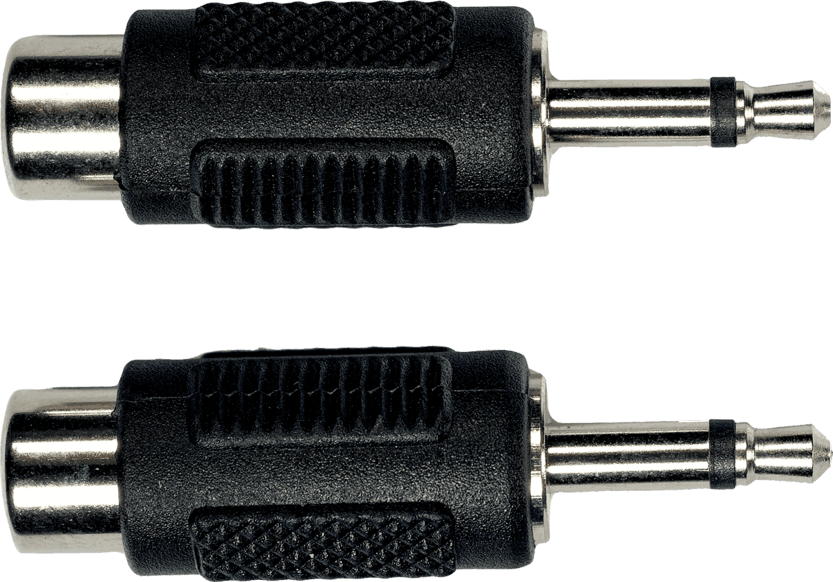 3,5 mm jack to rca female adapter - set of 2