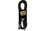 1/4 molded jack to 1/4 angled metal jack cable 20ft/6m